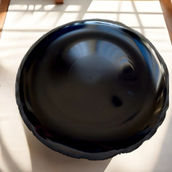 Black and Silver Mosaic Art Plate - Picture 4 of 5